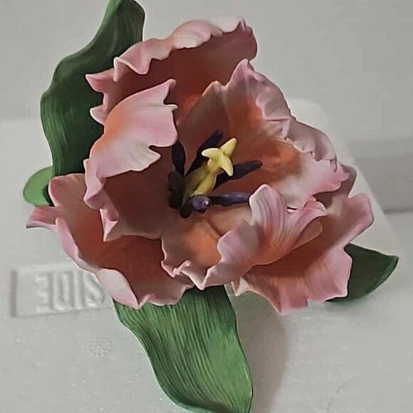 LENOX FINE PORCELAIN PARROT TULIP FLOWER - Picture 1 of 4